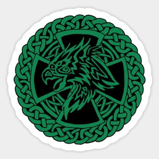 Celtic Hawk Sticker